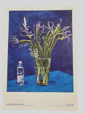 David Hockney Iris with Evian Bottle poster 2004