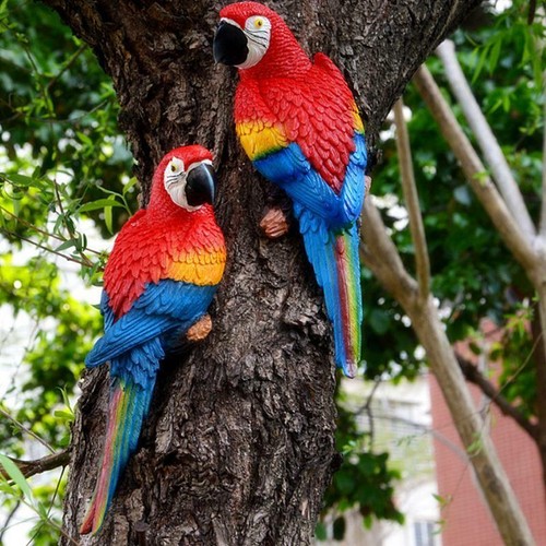 Resin simulation parrot birds - simulation,