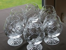 6 x Webb Corbett Crystal