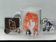 MARC BOLAN / T.REX : ELECTRIC WARRIOR MUG /KEYFOB/MAGNET SET + 4 FREE BADGES