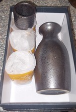 Japanese Grey Sake Set