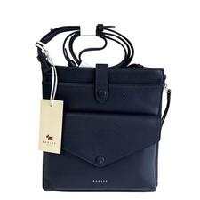 RADLEY Handbag Blue Leather