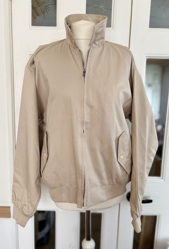 Beige harrington jacket - harrington,