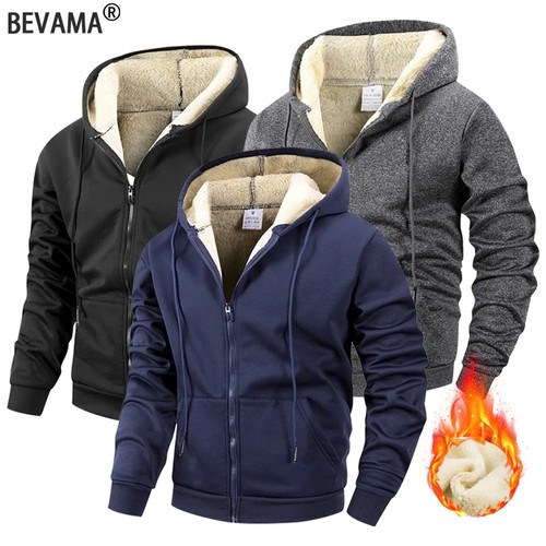 Mens hooded fleece jacket - fleece,