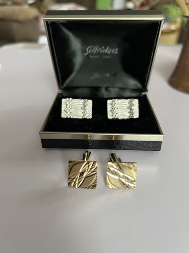 Vintage mens cufflinks - vintage, lot-2