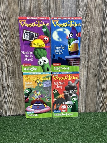 Veggietales vhs lot - veggietales,