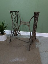 Antique Cast Iron Singer Sewing Machine Table Base Vintage Unrestored Original C