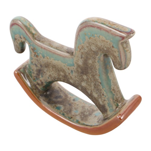 Ceramic rocking horse - ,