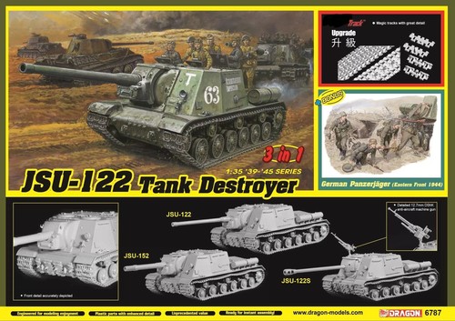Dragon 6787 jsu 122 tank - dragon,