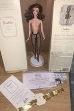 Barbie Silkstone Trace Of Lace Model Doll with Jewellery & Box - No Dress Or Bag