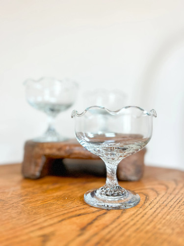 Vintage dema glass ice cream - dema,