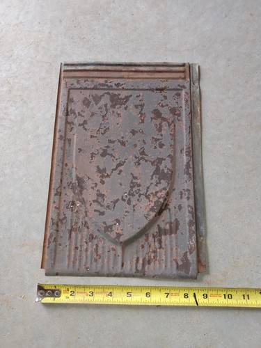 Antique embossed tin metal - embossed,