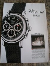 CHOPARD GENEVE DEPUIS 1860 MILLE MIGLIA WATCH POSTER ADVERT A4 SIZE FILE 1