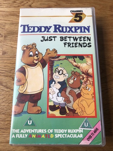 Teddy ruxpin vhs video tape - teddy,