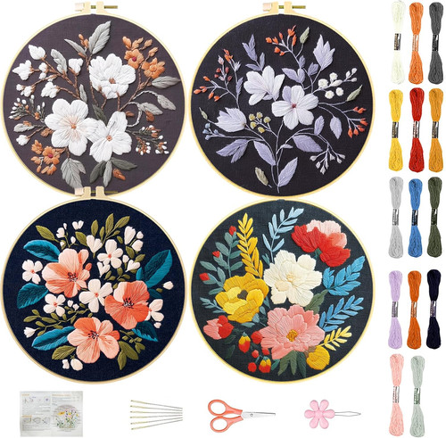 Set embroidery kit - set, for