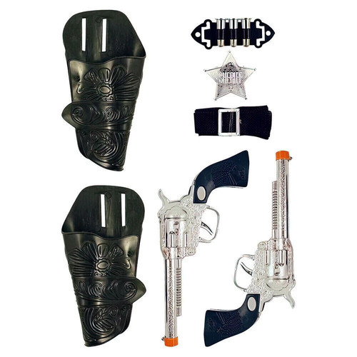 7pc cowboy sheriff - cowboy, twin