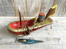 Sam Smith Toymaker Toys -  Vintage Wooden Boat Toy John Maltby Etc