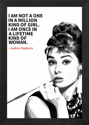 Audrey hepburn quotes framed - quotes,