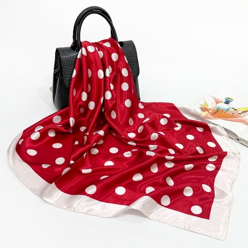 Women summer scarf polka dot - summer,