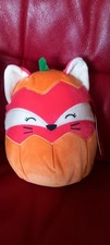 Squishmallows Fifi The Fox Halloween Pumpkin Stuffed Toy 8 Tall BNWT
