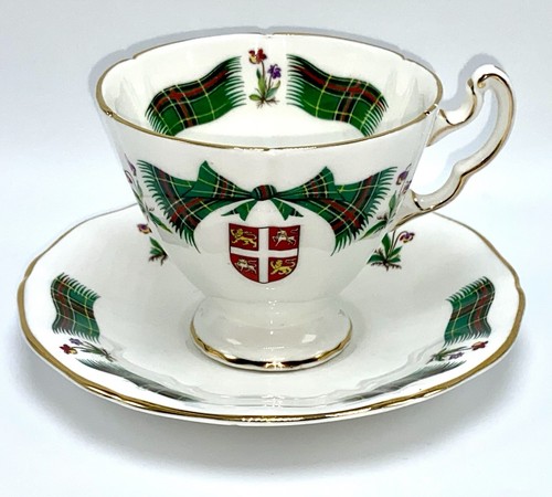 Newfoundland tartan tea cup - tartan,