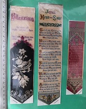 3 Vintage Silk BOOKMARK