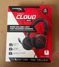 HyperX Cloud Mini Tuck-Away Boom Mic Lightweight Comfort Gaming Headset - Black