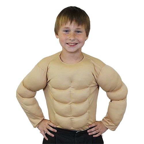 Child padded beige muscle - child,