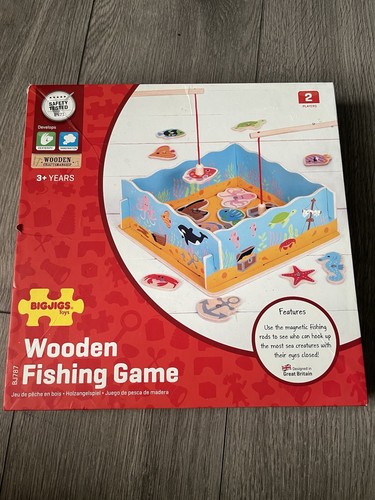 Wooden magnetic fishing game - magnetic,