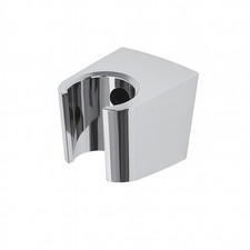 Shower Handset Holder Fixed Angled Bracket in Chrome Replacement incl Screws