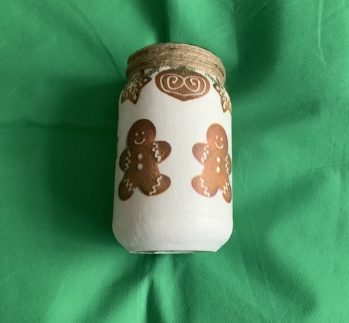 Gingerbread man decoupage