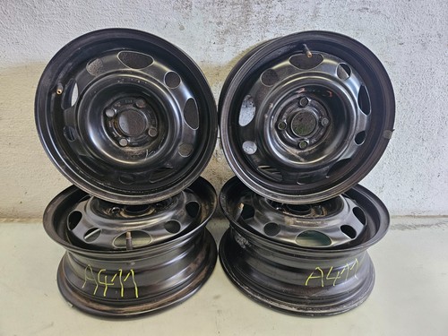 Black steel wheel opel - black,