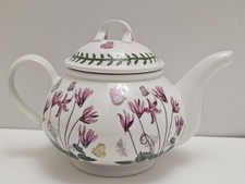 Portmerion Botanic Garden Teapot Cyclamen Design Floral British