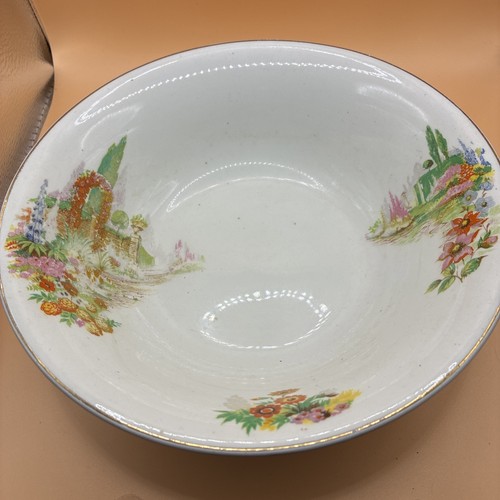 Country garden serving bowl - country,