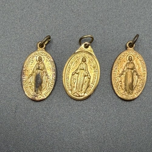 Vintage mary medal - mary,