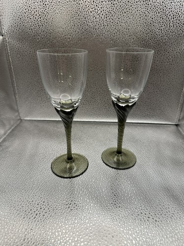 Pair bohemian twisted stem - pair,