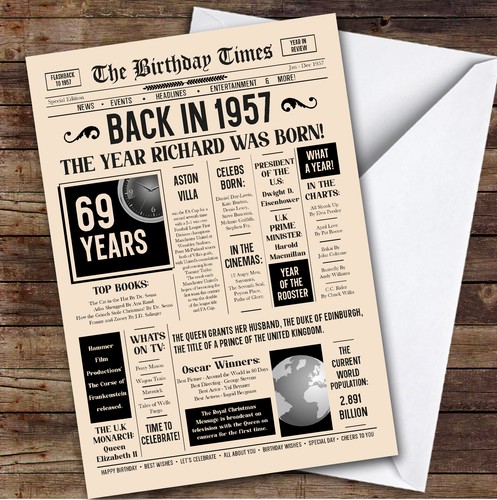 Born 1957 newspaper - born, in