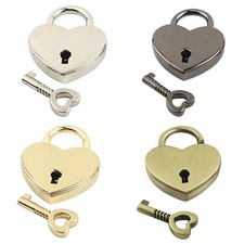 Mini Heart Vintage Padlocks