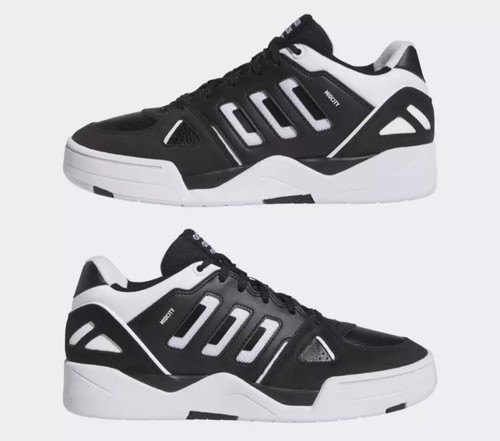 Adidas mens white black - white,