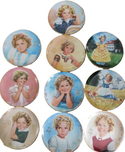Shirley temple signature plate - signature,