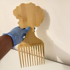 Gigantic Bamboo Afro Comb 