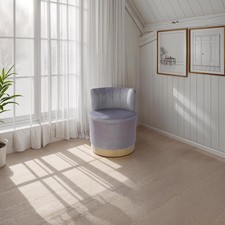 Grey Accent Chair Velvet