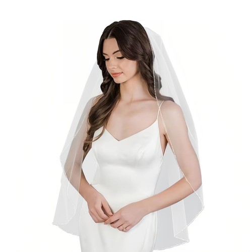 Bridal veil pearl - bridal, edge