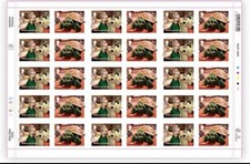 Aardman Wallace And Gromit First Class Stamps Sheet Of 30 (Face Value £49.5)
