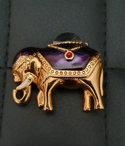 Elephant dark blue gold - blue,