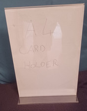 Menu Stand Holder Display