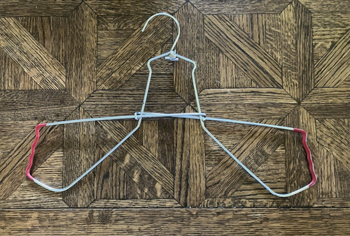 Vintage coat hanger foldable - coat, hanger/
