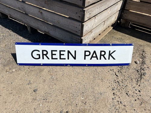 London underground enamel - underground,