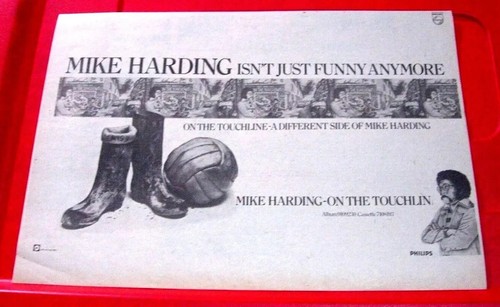 Mike harding the touchline - on,