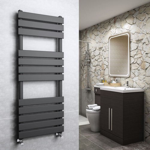 Minimalist bathroom flat - bathroom, panel